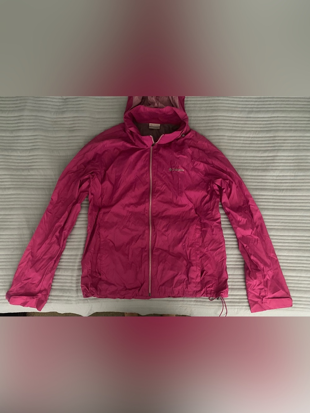 Columbia Women's Hooded Shell Jacket - Fuchsia Pink